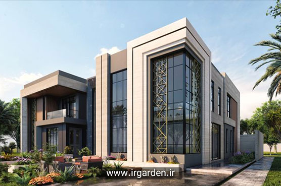 طراحی ویلا لاکچری و مدرن 2 طراحی ویلا مدرن