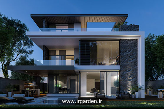 طراحی ویلا لاکچری و مدرن 4 انواع سبک طراحی ویلا