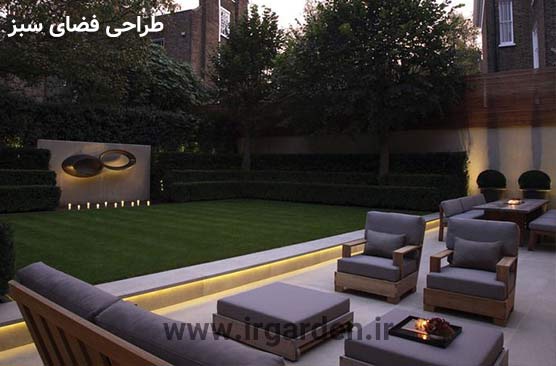 طراحی فضای سبز 4 طراحی فضای سبز با مبلمان فضای باز